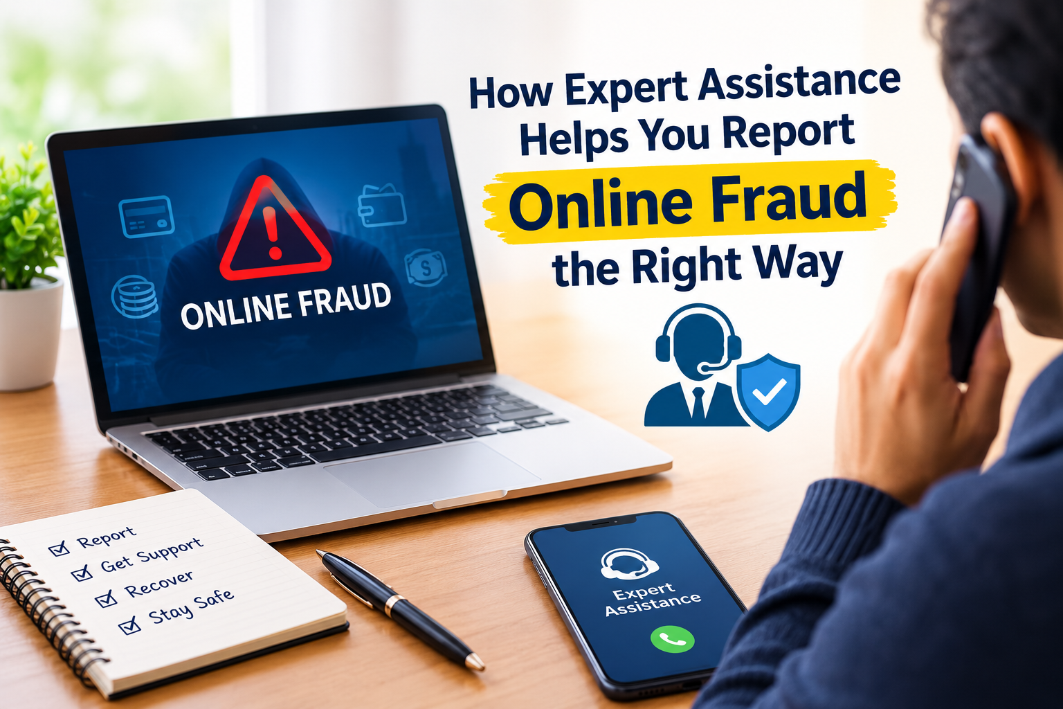 How Expert Assistance Helps You Report Online Fraud the Right Way